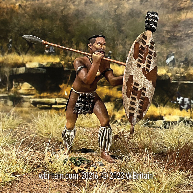 Zulu Warrior Counting Rifles No.2 1879