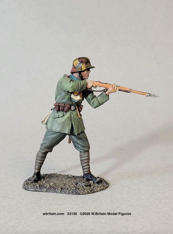 WW1: German Infantryman Standing Firing G98 1916-18