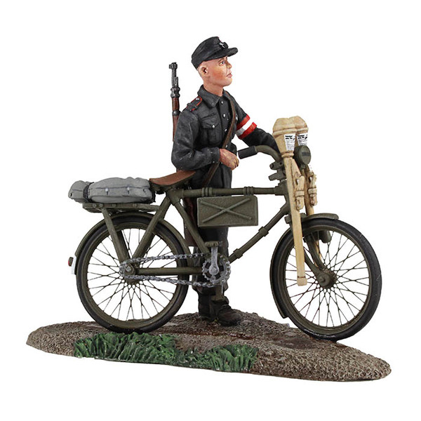 German Hitler Youth Pushing Bicycle No.1