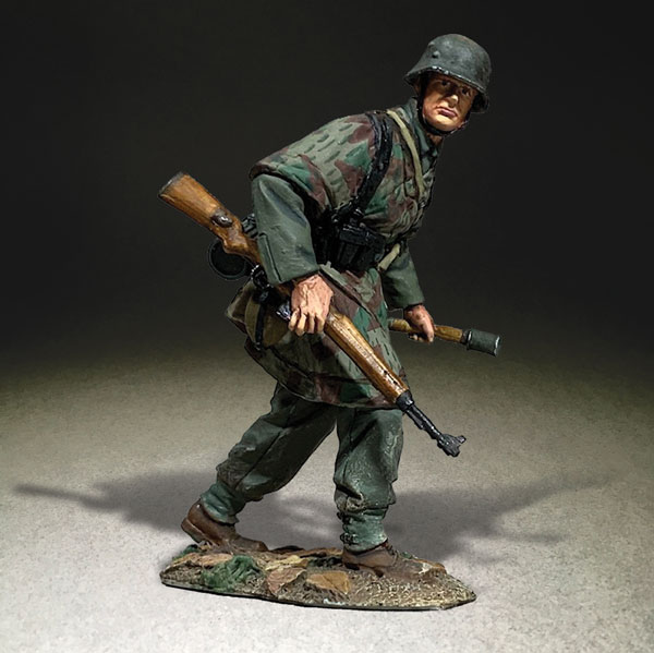 German Grenadier Advancing with Grenade 1943-45