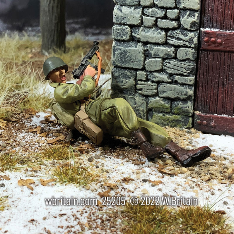 U.S. Infantry Officer Prone