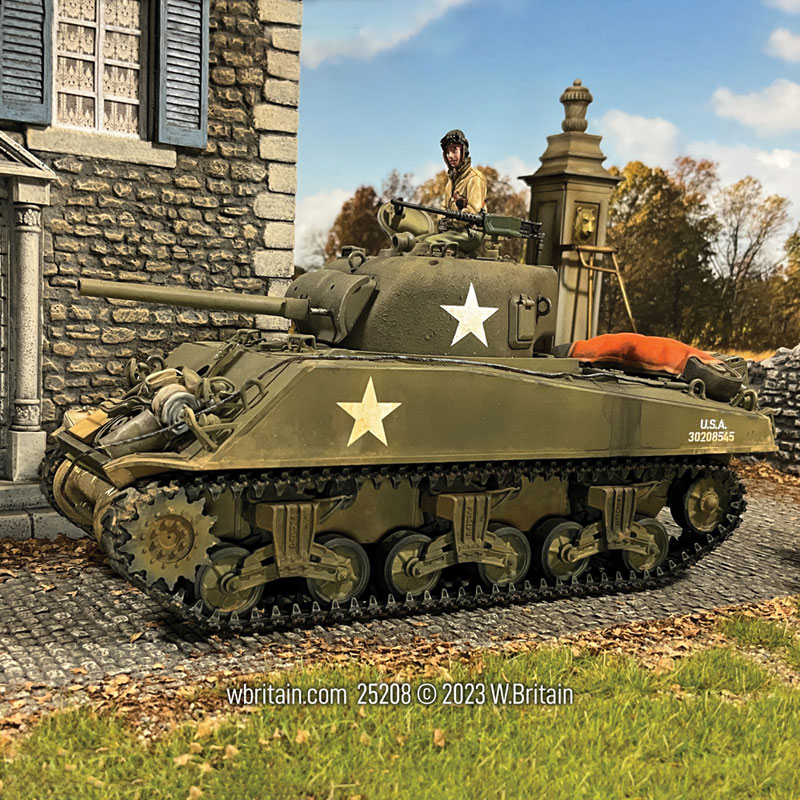 U.S. M4A3(75) Sherman 9th Armored Division 14th Tank Battalion Co. A, Germany 1945