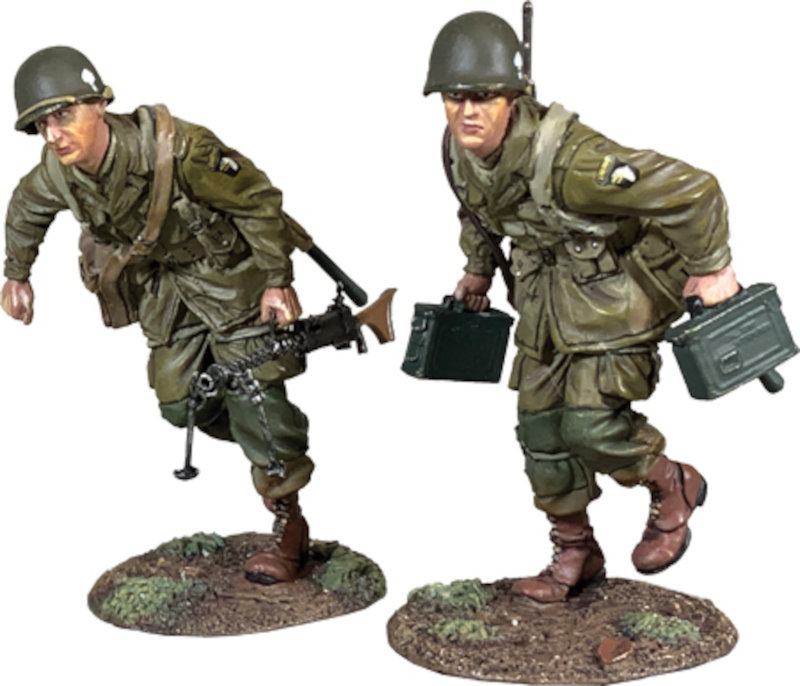 “Displacing” U.S. 101st Airborne M1919 Machine Gun Crew