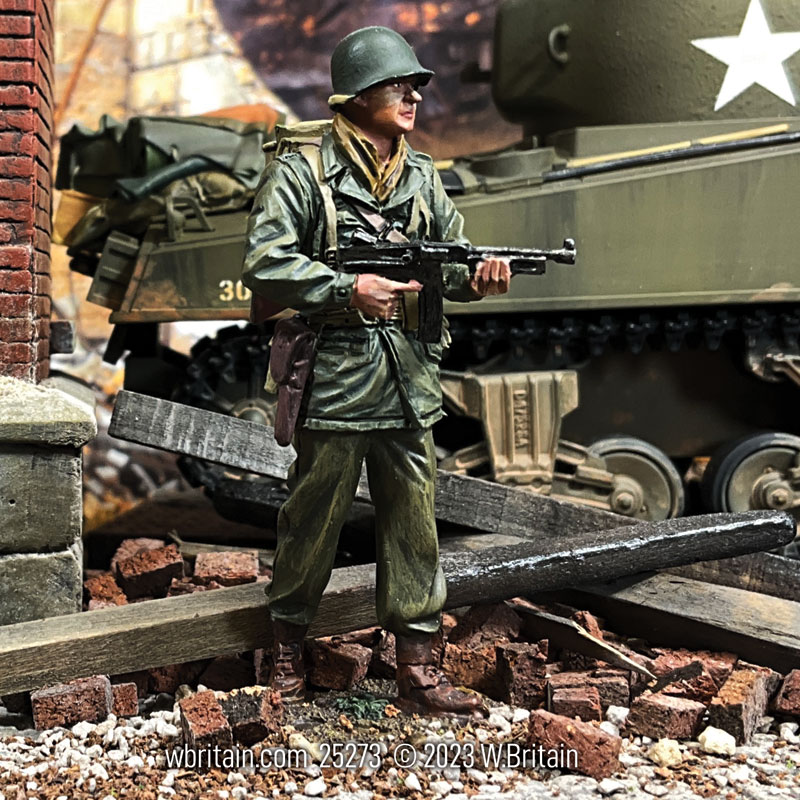 U.S. Infantry NCO with Thompson 1943-45