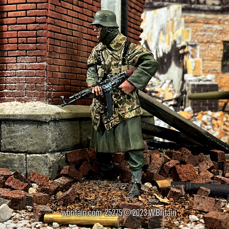 German Grenadier Standing with StG 44 Winter 1944-45