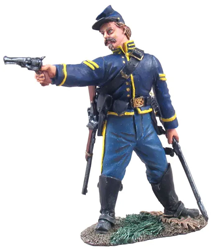 American Civil War: Union Cavalry Corporal Dismounted Firing Pistol No.1 - ONLY 3 AVAILABLE
