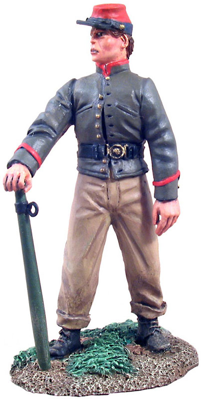 American Civil War: Confederate Artillery Crewman Holding Trail Spike No.1 - ONLY 1 AVAILABLE