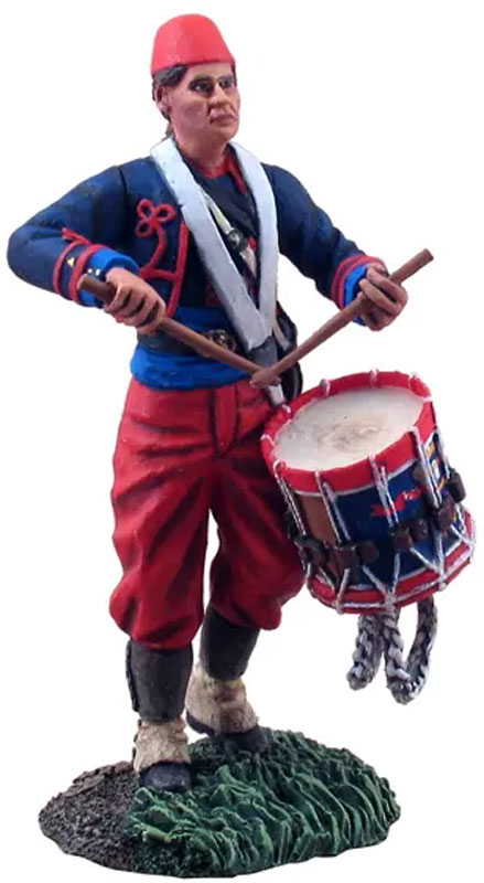 American Civil War: Union Infantry 114th Pennsylvania Zouaves Drummer No.1 - ONLY 1 AVAILABLE