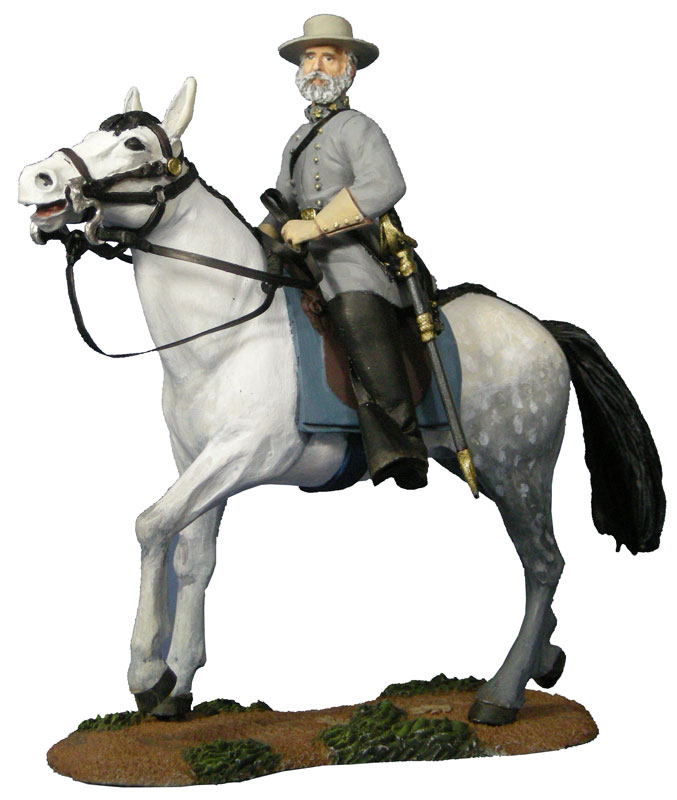 American Civil War: Confederate General Robert E. Lee Mounted on Traveller - ONLY 2 AVAILABLE
