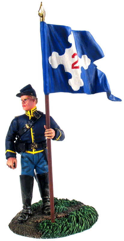 American Civil War: Union 2nd Corps Flagbearer Dismounted - ONLY 1 AVAILABLE