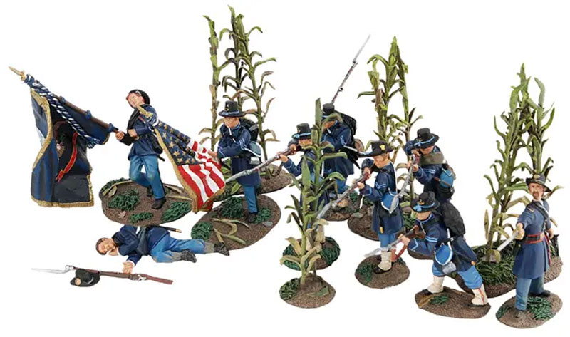 American Civil War: Wisconsin Veterans Museum/Keith Rocco Art of War 150th Anniversary Commemorative Set - Millers Cornfield The 6th Wisconsin Regiment Iron Brigade, at Antietam - ONLY 1 AVAILABLE