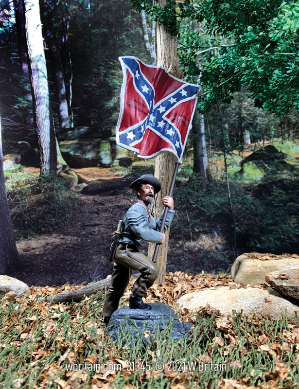 Confederate 15th Alabama Flagbearer, Gettysburg, 1863