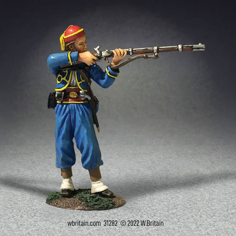 American Civil War: 146th NY Zouave Standing Firing No.1