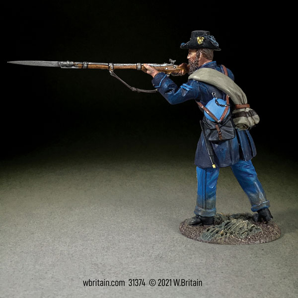 Federal Iron Brigade Corporal Standing Firing