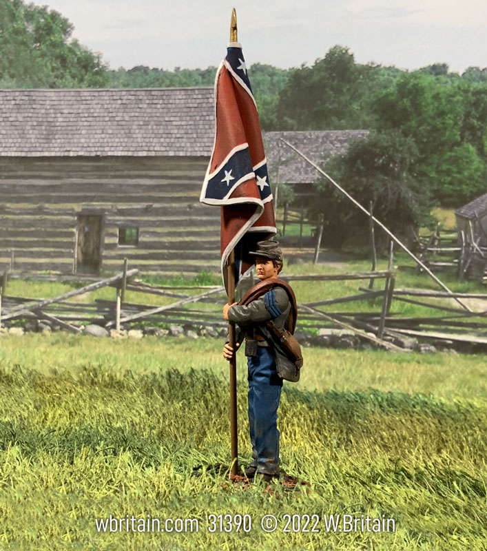 Confederate Army of Northern Virginia Flag at Rest