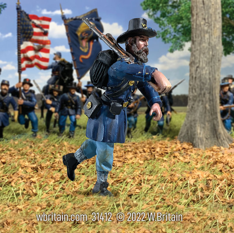 Union Iron Brigade Advancing at Right Shoulder No.3