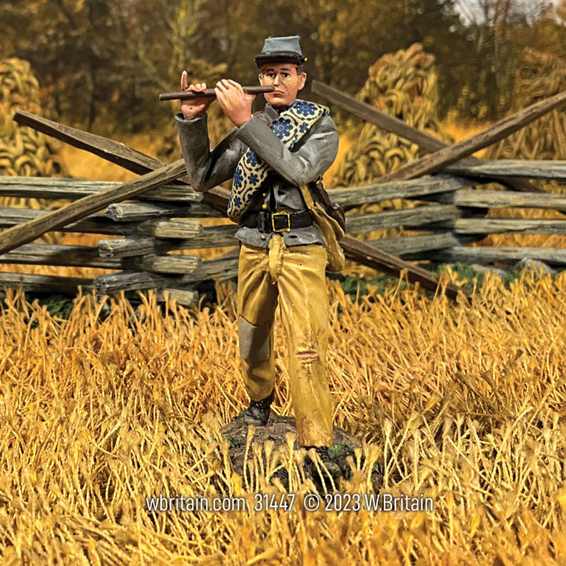 Confederate Infantry Fifer Marching