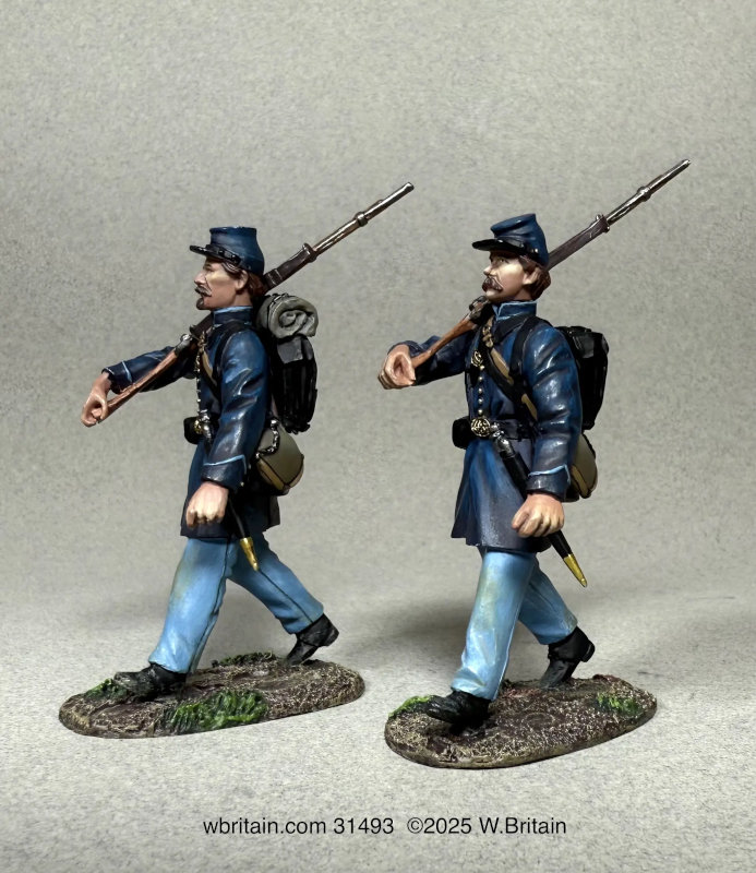 American Civil War: Union Forever Two Union Infantry Marching