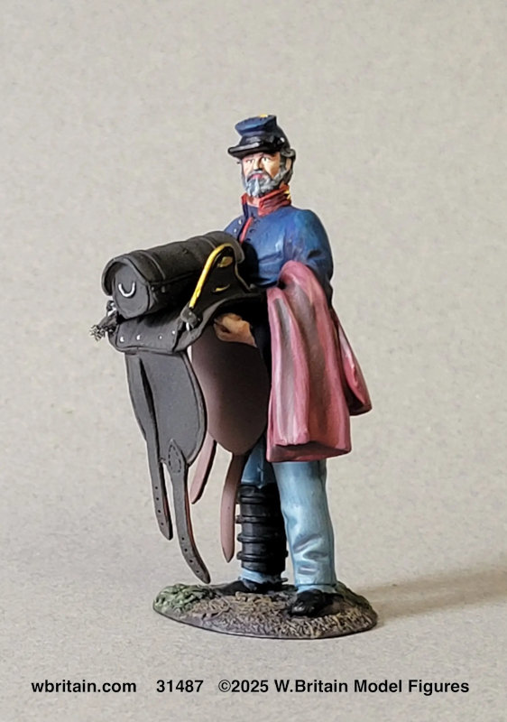 American Civil War: Union Light Artillery Driver with Saddle, 1861-65