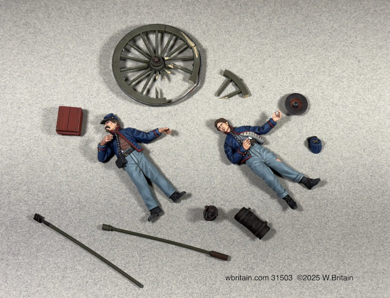 American Civil War: Union Artillery Casualties with Accessories
