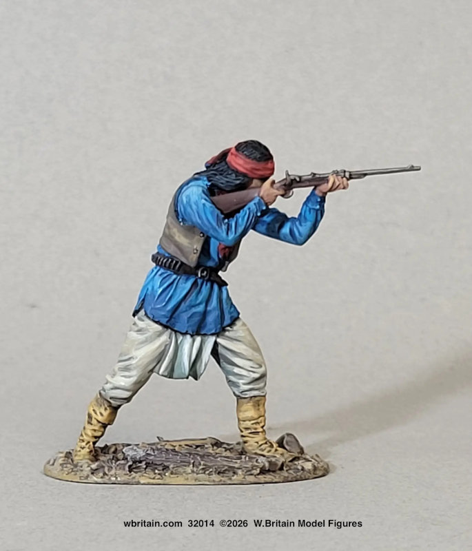 W Britains Apache Warrior Standing Firing Carbine