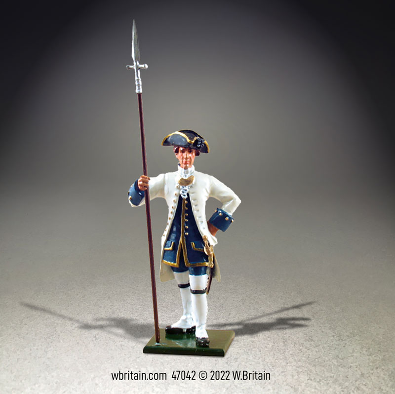 Bluecoats - Compagnies franches de la Marine Officer, 1754-1760