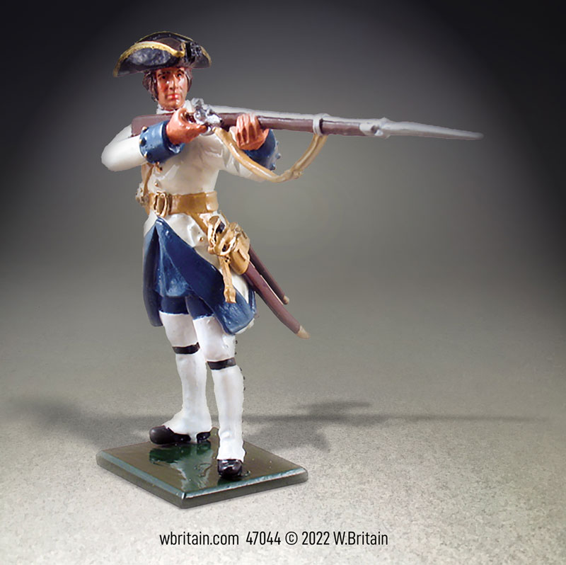 Regiments (Gloss): Compagnies franches de la Marine Standing Firing, 1754-60