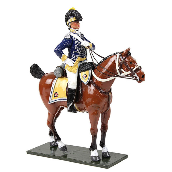 British 10th Light Dragoons Officer Mounted, 1795