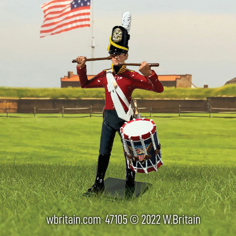 U.S. War of 1812 Artillery Drummer