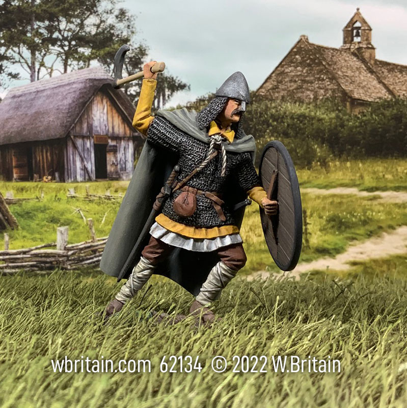 Grindan Saxon Attacking with Axe