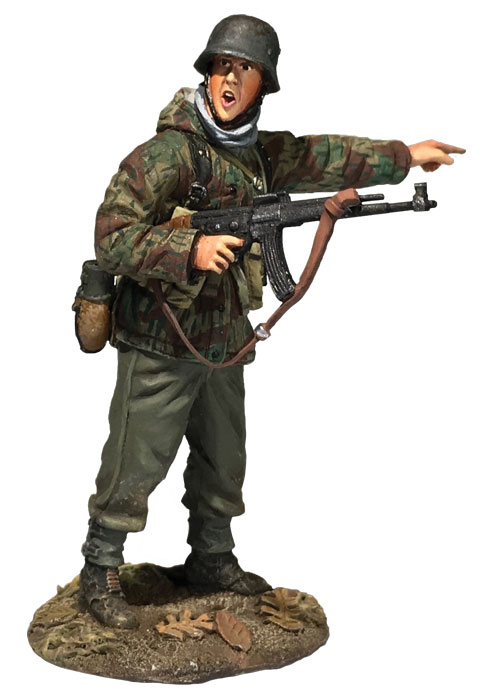 German Grenadier In Parka with MP-44 Pointing 1944-45