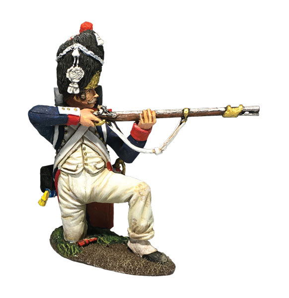 French Imperial Guard 1st Rank Kneeling Firing