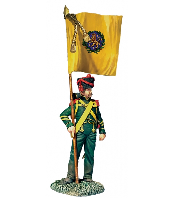 Nassau Grenadier with Regimental Colour, 1815