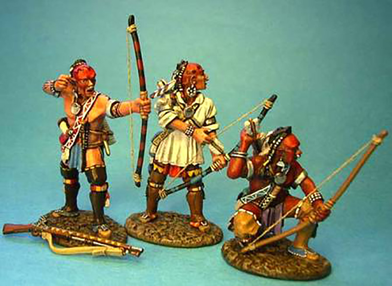 WOODLAND INDIANS WITH BOWS #WIM-01 - 1 AVAILABLE OOP