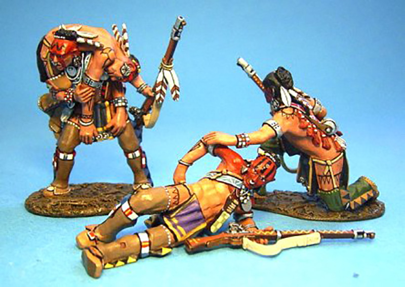 WOODLAND INDIANS WOUNDED #WIM-06 - 1 AVAILABLE OOP