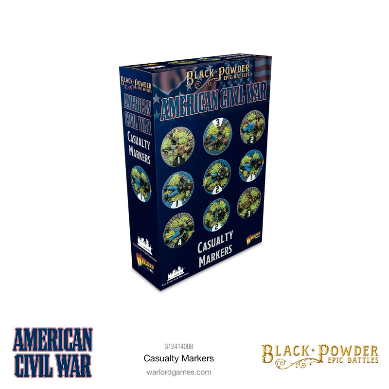 Black Powder Epic Battles: American Civil War Casualty Markers