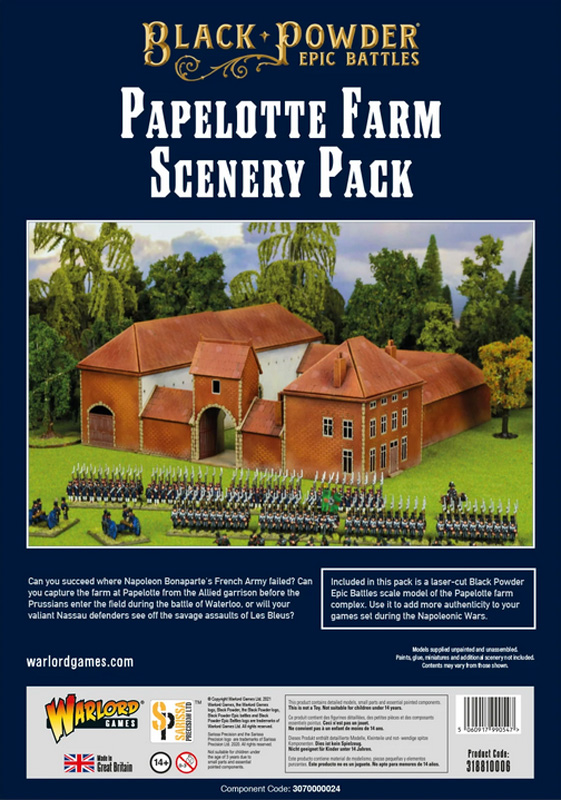 Black Powder Epic Battles - Waterloo: Papelotte Farm Scenery Pack