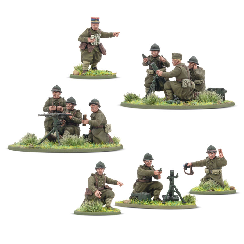 Warlord Games Bolt Action French Army Heavy Weapons Platoon