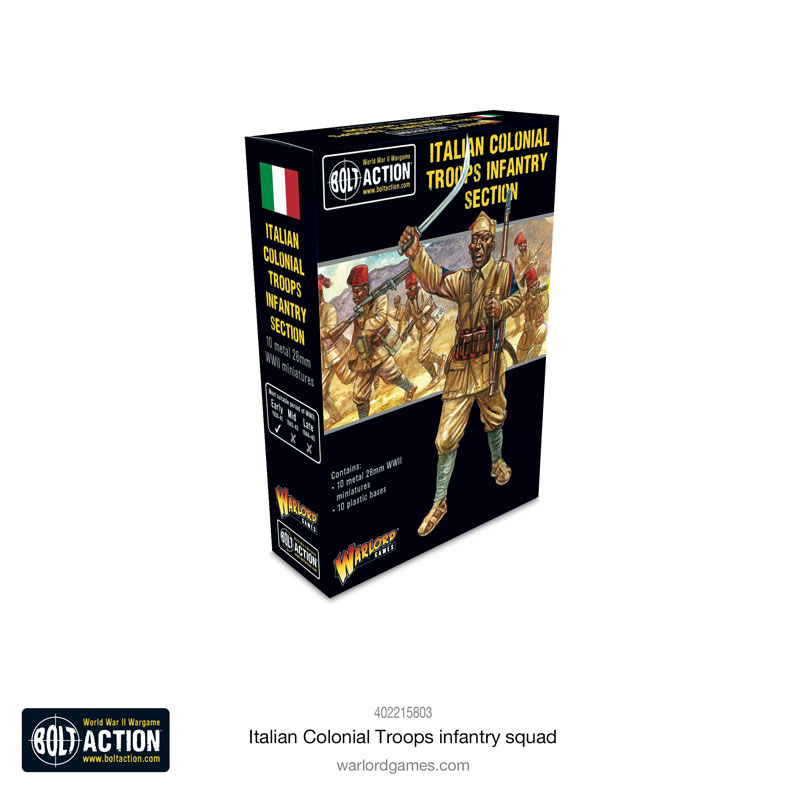 WWII Italian Colonial Troops Infantry Squad