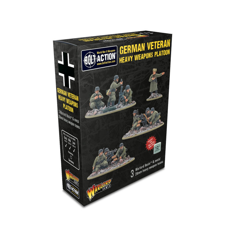 Warlord Bolt Action German Veteran Heavy Weapons Platoon