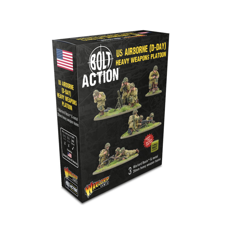 Warlord Bolt Action US Airborne (D-Day) Heavy Weapons Platoon