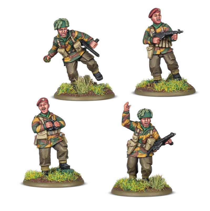 Warlord Bolt Action British Airborne Platoon Commanders
