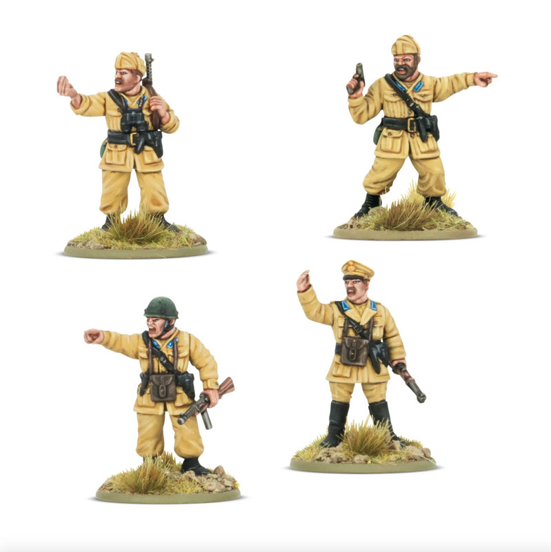 Warlord Games Bolt Action Italian Paracadutisti Platoon Commanders
