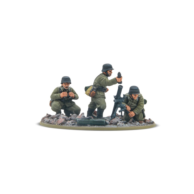 Warlord Bolt Action German Veteran Infantry Medium Mortar Team