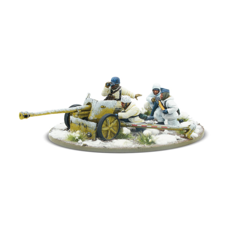 Winter Fallschirmjager Pak 40 Anti-tank Gun