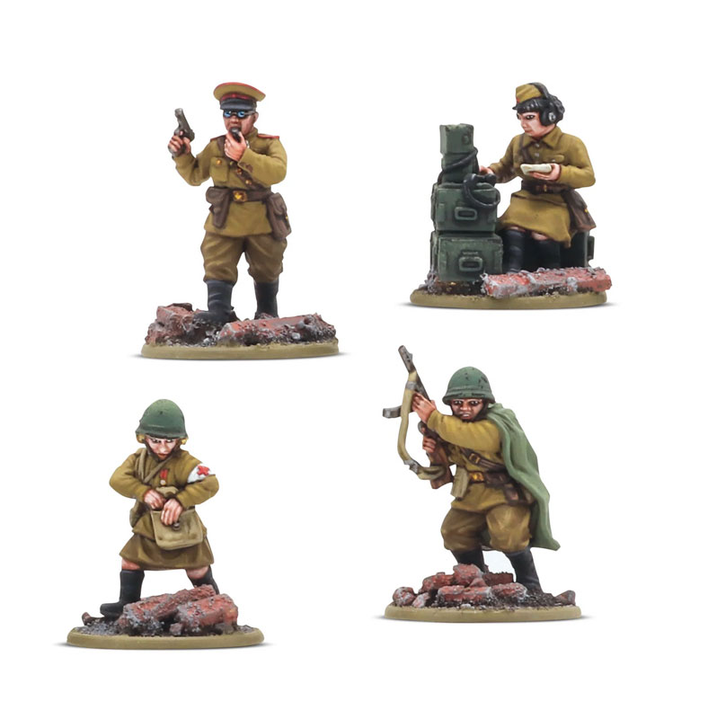 Warlord Bolt Action Soviet Infantry HQ