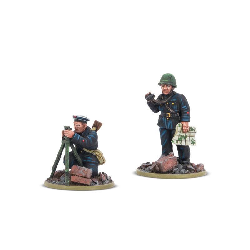 Warlord Games Bolt Action Soviet Naval Brigade Forward Observer Team