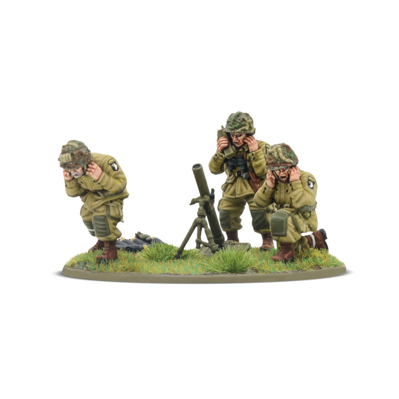 Warlord Bolt Action US Airborne (D-Day) Medium Mortar Team