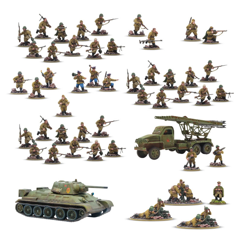 Warlord Bolt Action Red Star Rising - Soviet Army 1941-43 Starter Army