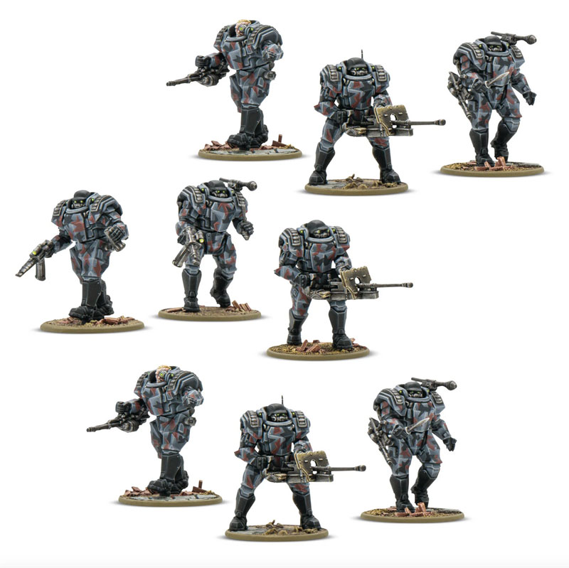 Warlord Games Konflikt ’47 - Stahltruppen Heavy Infantry Set
